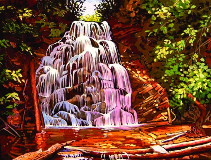 Painting Bridal Veil by Bob Arrigo